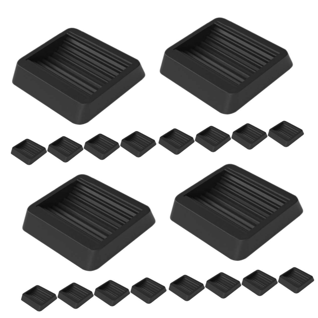 PRETYZOOM 20 Stück Rollschuh Stuhl Befestigungspad Möbel Radschlitz Pad Rad Stopp Pad Anti Rutsch Pad Tpu Rad Pad Radzubehör Rad Slop Pad Rad Pad Zum Stoppen Des Verrutschens