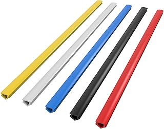 8 Meters Dust Protection Soft Cover Seal Strip,6mm Slot 20 Series Aluminum Extrusion Profile Flat Seal Strip,Black/Silver/Blue/Red/Yellow Seal Strip (Blue)