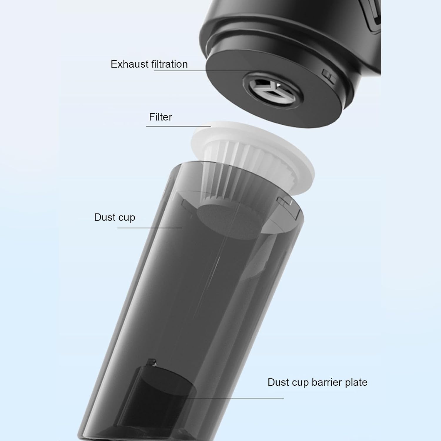 Fafeicy Cordless Vacuum Cleaner 4000Pa Suction Power Lightweight Stick Vacuum with Mop Combo for Home Floor Cleaning Dry and Wet Use