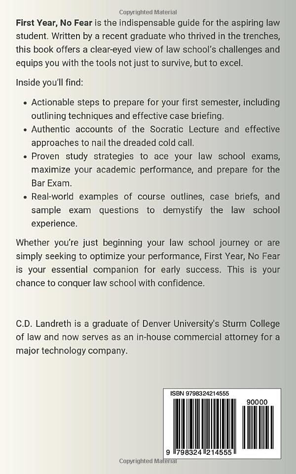 First Year, No Fear: Law School Made Easy - Image 2