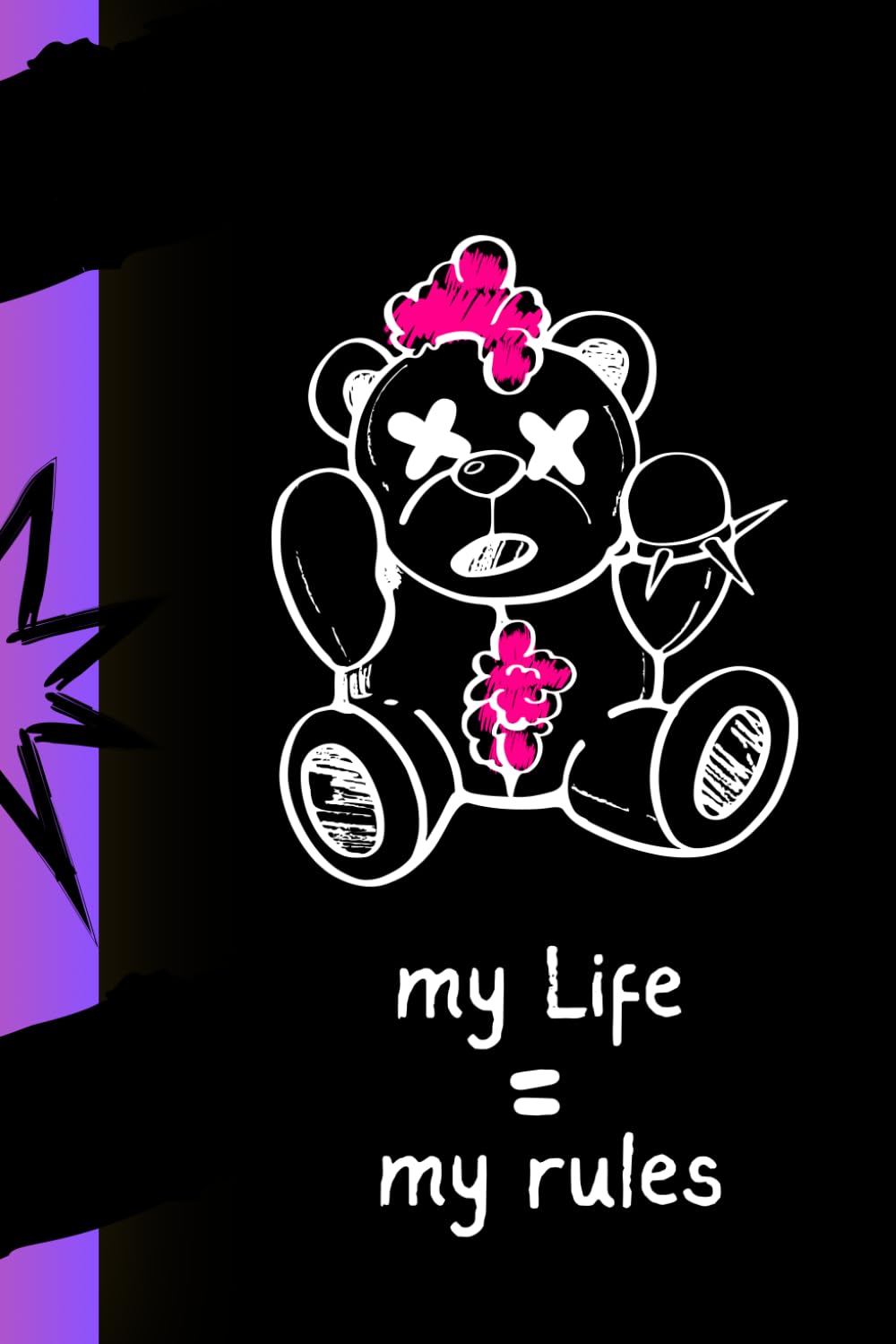 Notebook: My Rules, my Life, Lined Journal for Writing, 100+ pages