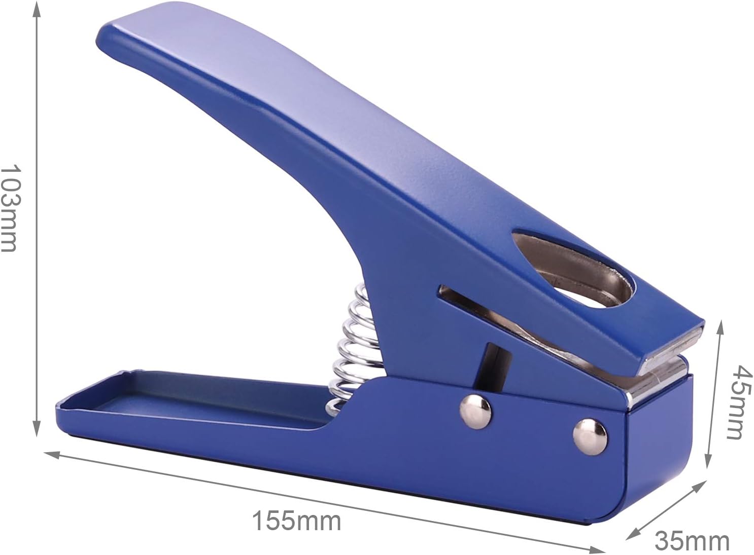 Isrono DIY Guitar Pick Maker Guitar Pick Punch Maker Plectrum Punch Kit with A Pick Wallet 2 Pieces of Fine Sandpaper and Two Complete Picks for You to Cut Blue : Everything Else