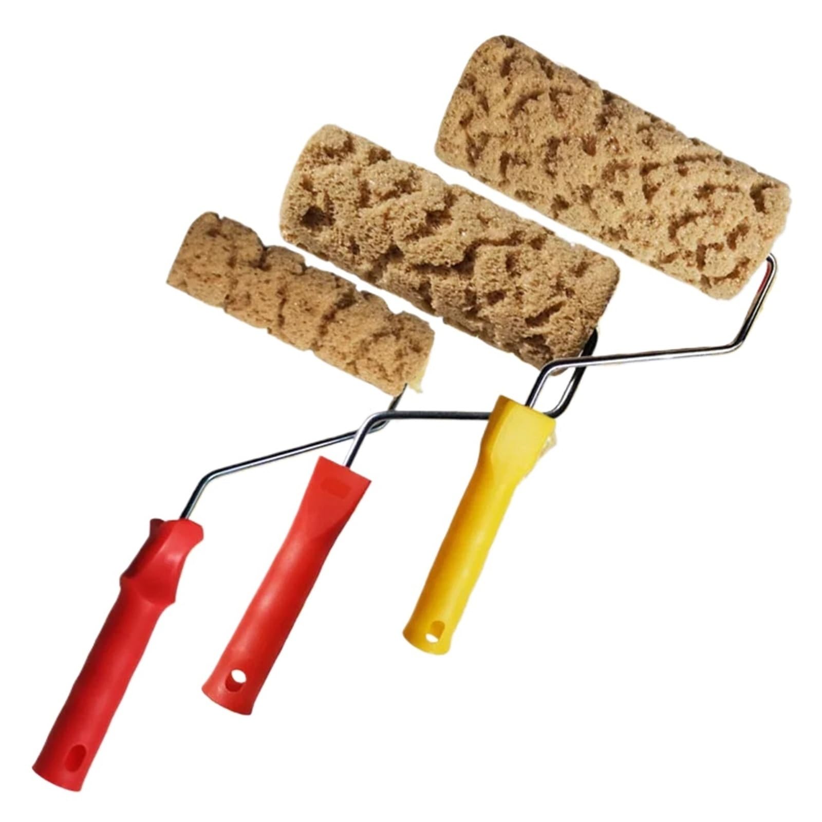 Irfhdcx 7Inch 1Pc Paint Roller 6/7/8 Inch Foam Paint Roller Brush Sponge Artificial Seaweed Textured For Wall Decorative Painting(7Inch 1Pc)