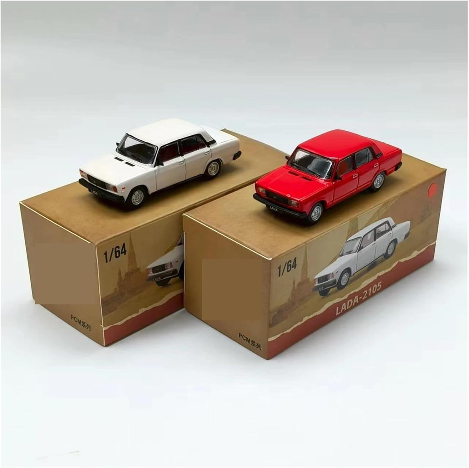 1:64 for Lada 2105 Alloy Car Diecasts Vehicles Car Model Collector's Enthusiast Ornament(White)