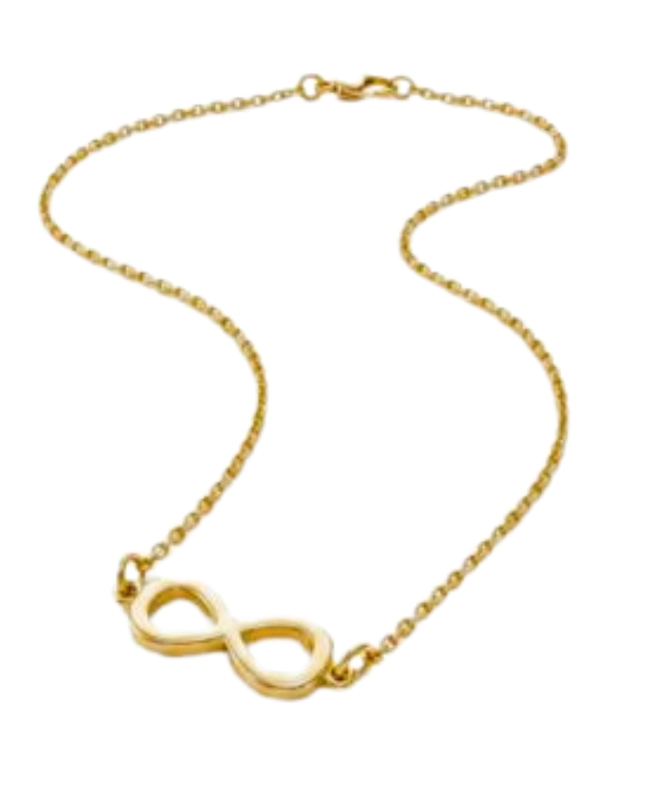Infinity Pendant Necklace for Women & Girls | Minimalist Love Symbol Chain Necklace | Elegant Everyday Jewelry Gift-image-45