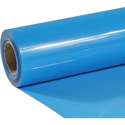 TUMIYA Lake Blue Heat Transfer Vinyl HTV Rolls, 12