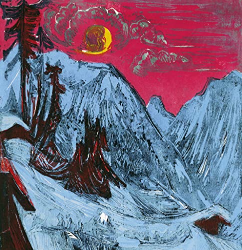 Poster Nuit au clair de lune Kirchner 58x90 cm sans cadre