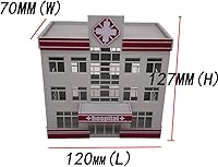 Vista 3 de Outland Models Escala HO del edificio del hospital del centro médico moderno del paisaje del ferrocarril