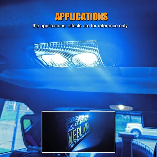 Miniatura 6 de EBAIFUN Kit de 7 luces LED azul hielo para interiores compatibles con Jeep Wrangler JK de 2 puertas y 4 puertas 2007 2008 2009 2010 2011 2012 2013