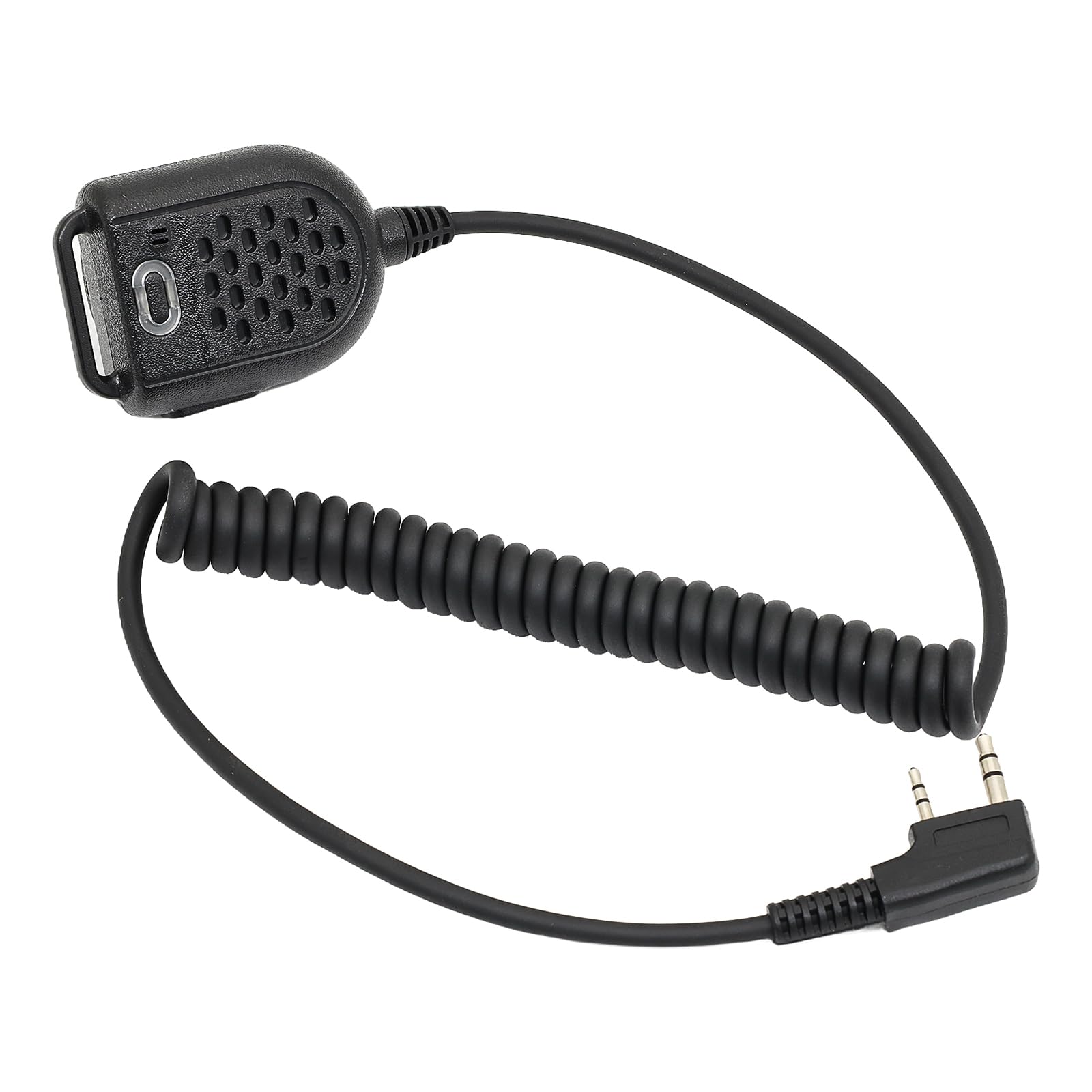 ZIRANU Portable Handheld 2 Pin Remote Speakers Microphone with High Sensitivity for UV5R 888S Two Way Radio Clear Communication