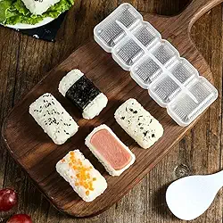 PandaEar 1 pacote Nigiri Molde de Sushi Bola de Arroz 5 Rolos Ferramenta Antiaderente para Fazer Sushi