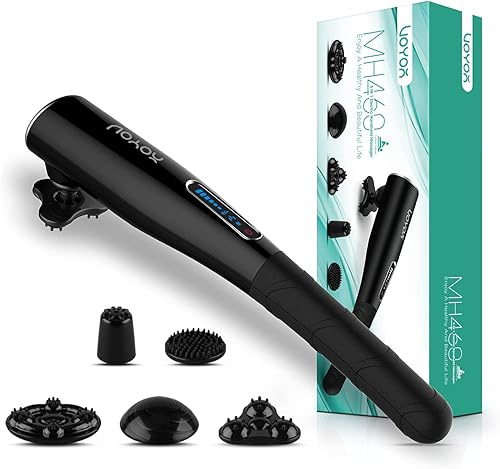 VOYOR masajeador de espalda inalámbrico de mano para masaje de tejidos profundos para el cuello muscular, el hombro, las piernas y el dolor