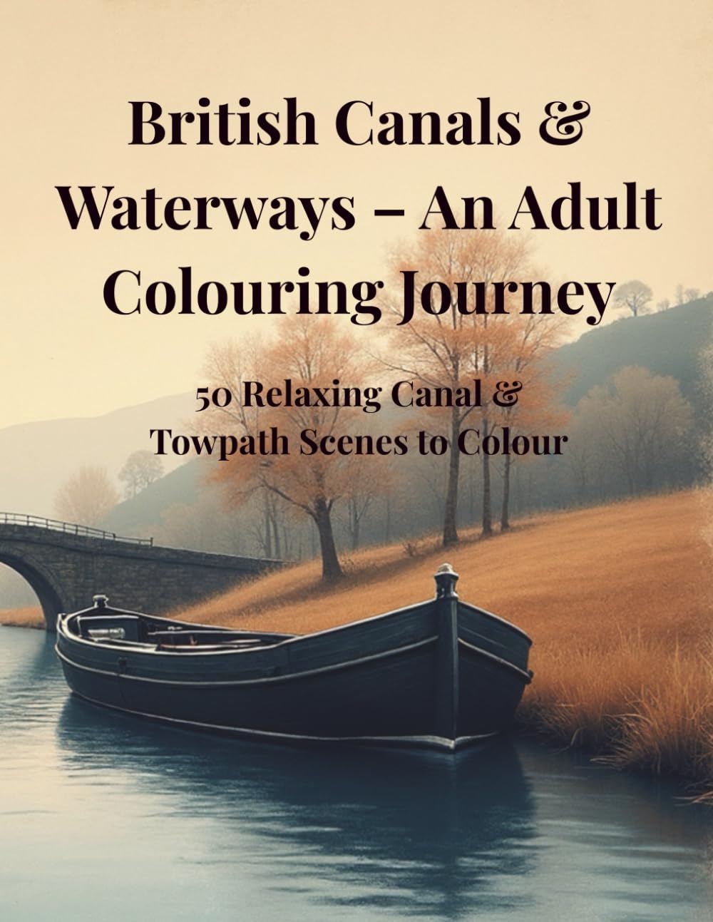 British Canals & Waterways – An Adult Colouring Journey: 50 Relaxing Canal & Towpath Scenes to Colour