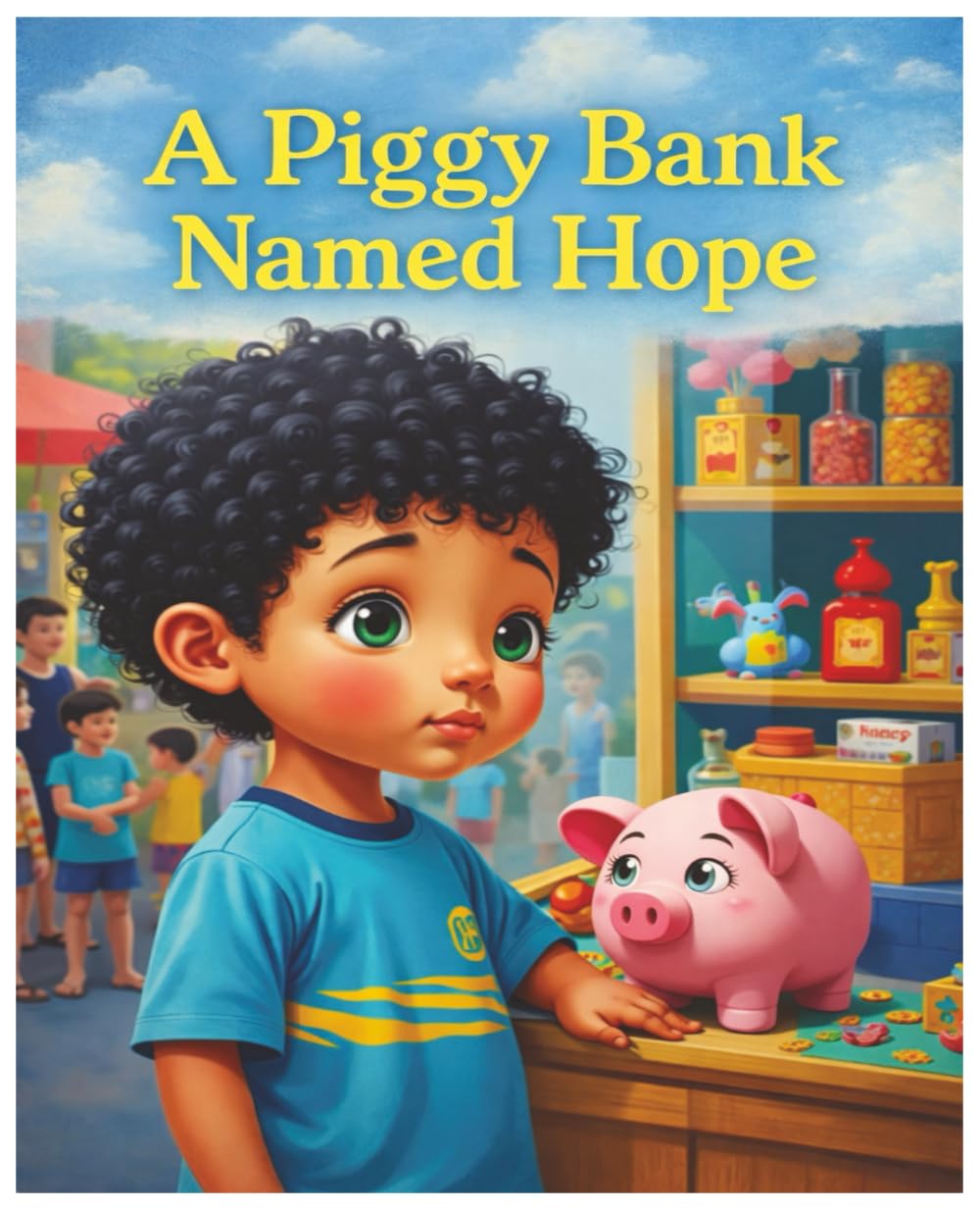 A Piggy Bank Named Hope: Emotional connection to saving money, patience, hope, and goal-setting