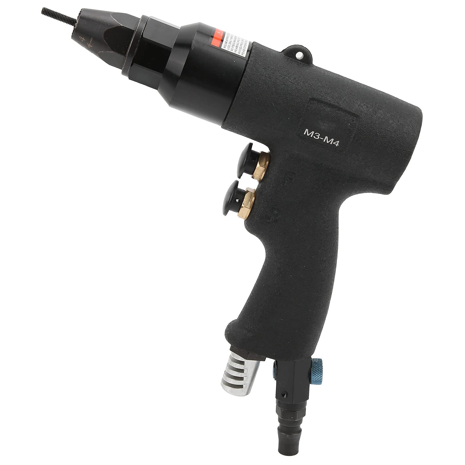 Aramox KOPO Pneumatyczna Nitownica Pneumatyczna ze Stali Stopowej Pneumatyczny Pistolet do Nitowania KP 737B M3 M4 1000 Obr./min 0,6 do 0,8 MPA Naprawy Zespołów Blaszanych i Użytku Warsztatowego