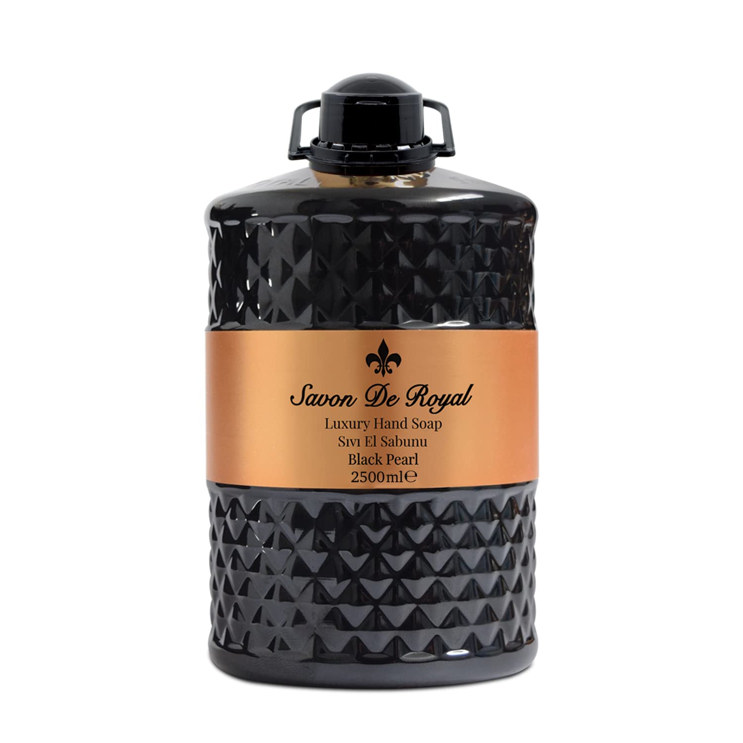 Savon de Royal Luxury Vegan Sıvı Sabun Black Pearl 2500 ml 1 Paket (1 x 2500 ml)