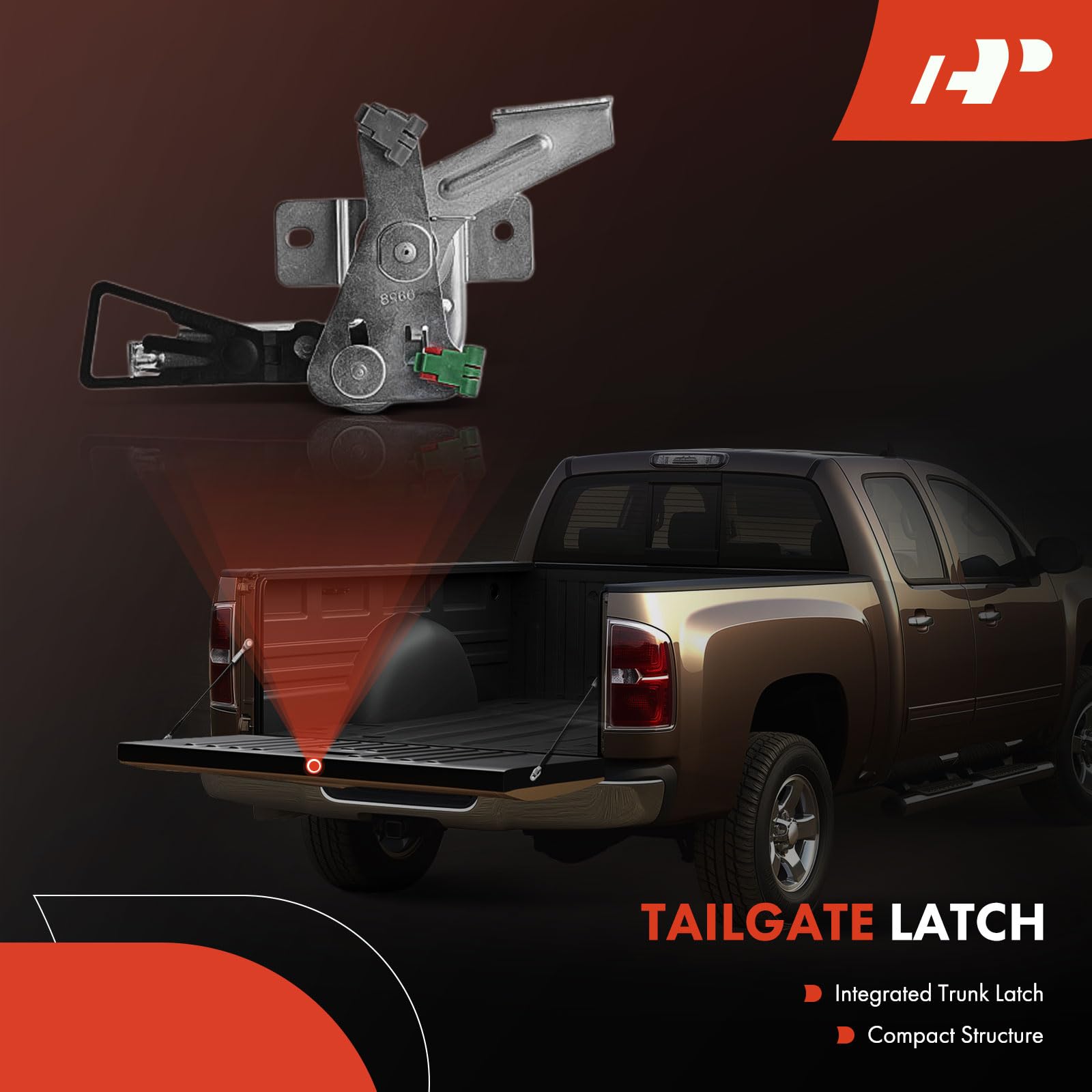 A-Premium 32-Pack Tailgate Handle Latch Rebuild Kit | for Ford F-150 1997-2003 F-250 Super duty F-350 Super duty 1999-2007 Rear Tailgate Parts Metal Handle Bezel Cable Hinge product thumbnail 7