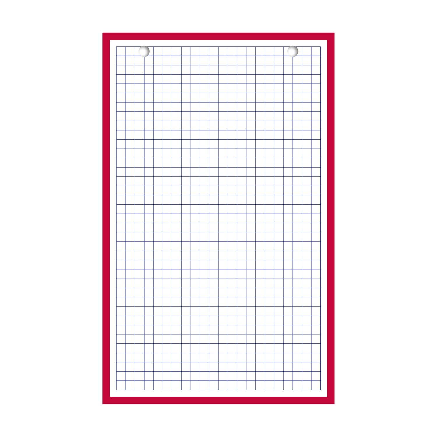 OXFORD Lot de 10 Blocs de 30 fiches bristol 125X200 perforées Q5/5 rouge