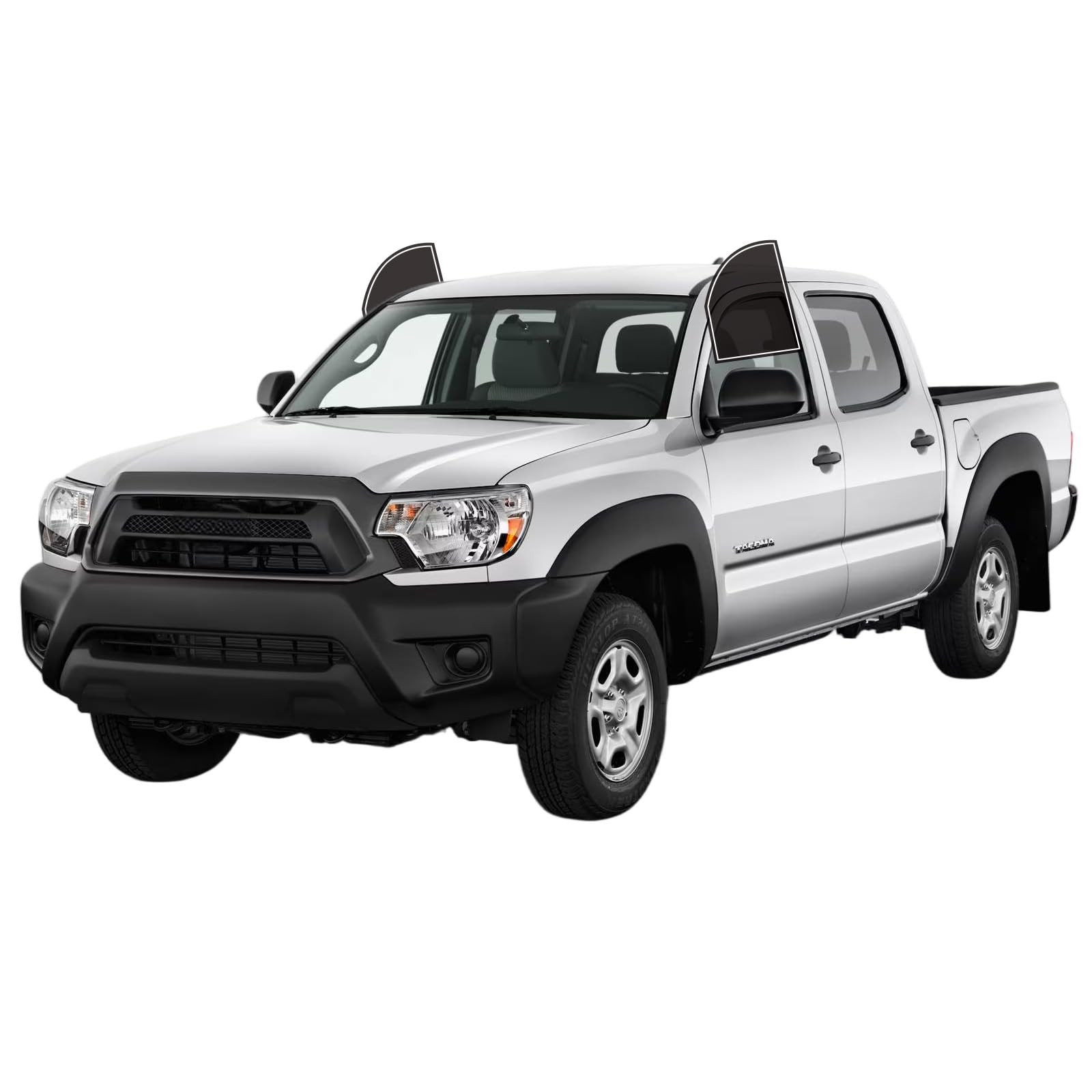 AUTOTEK Precut Window Tint Film for Toyota Tacoma Double 2005-2015 Front Row Window 20% VLT 2Ply Anti-Shatter, UV Block, Privacy Protection, Easy