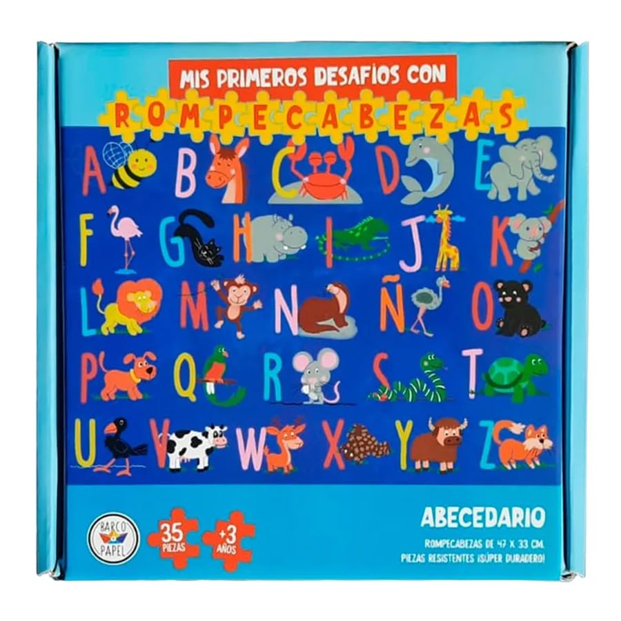 La Mejor review de Puzzle abecedario disponible en línea para comprar. 26 Rompecabezas Abecedario de 35 Piezas