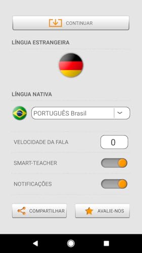 Aprendemos palavras alemãs com Smart-Teacher