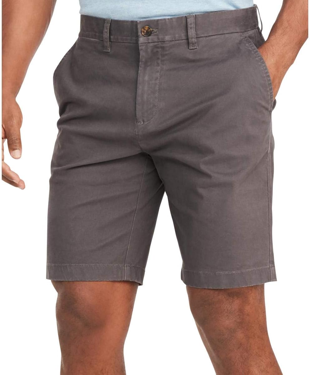 Tommy Hilfiger Men's Casual Stretch 9 Chino Shorts 30 Magnet