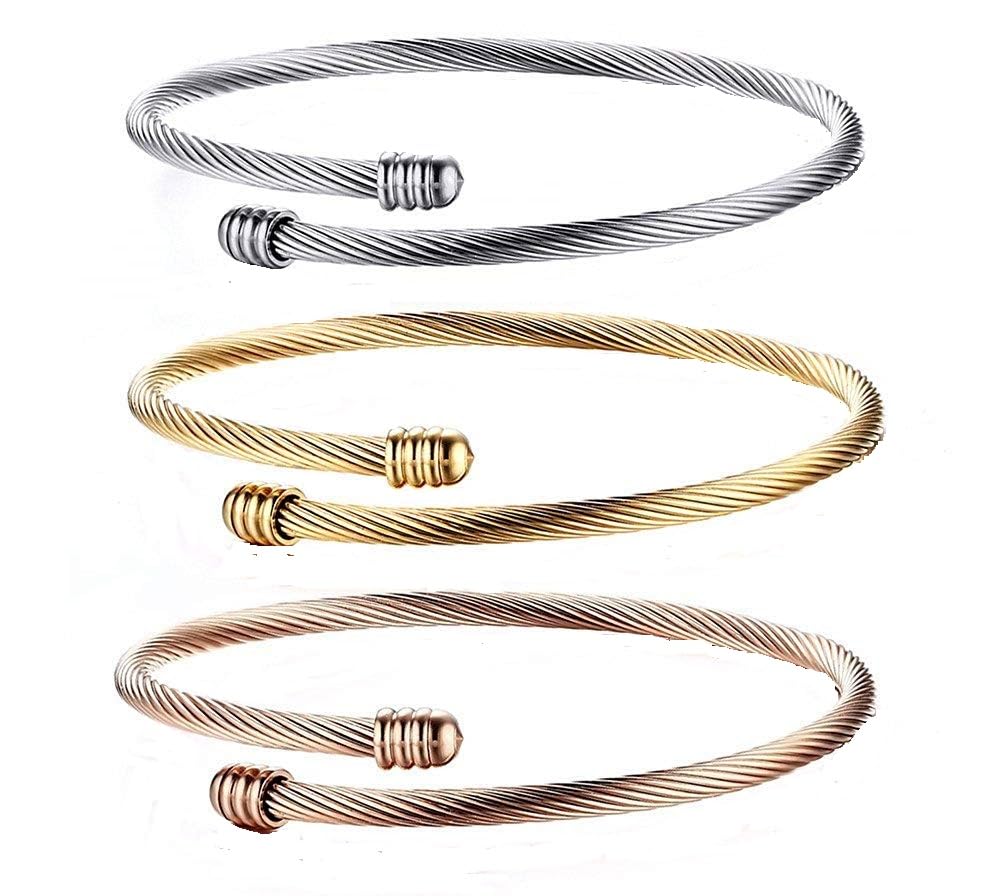 See full amazon price history chart for Moneekar Jewels 3PCS Fashion Stainless Steel Triple Three Adjustable Cuff Bangle Bracelets Set for Women Girls Moneekar Jewels 3PCS Fashion Stainless Steel Triple Three Adjustable Cuff Bangle Bracelets Set for Women Girls (B07L8JTM83) Amazon Price History, Amazon Price Tracker