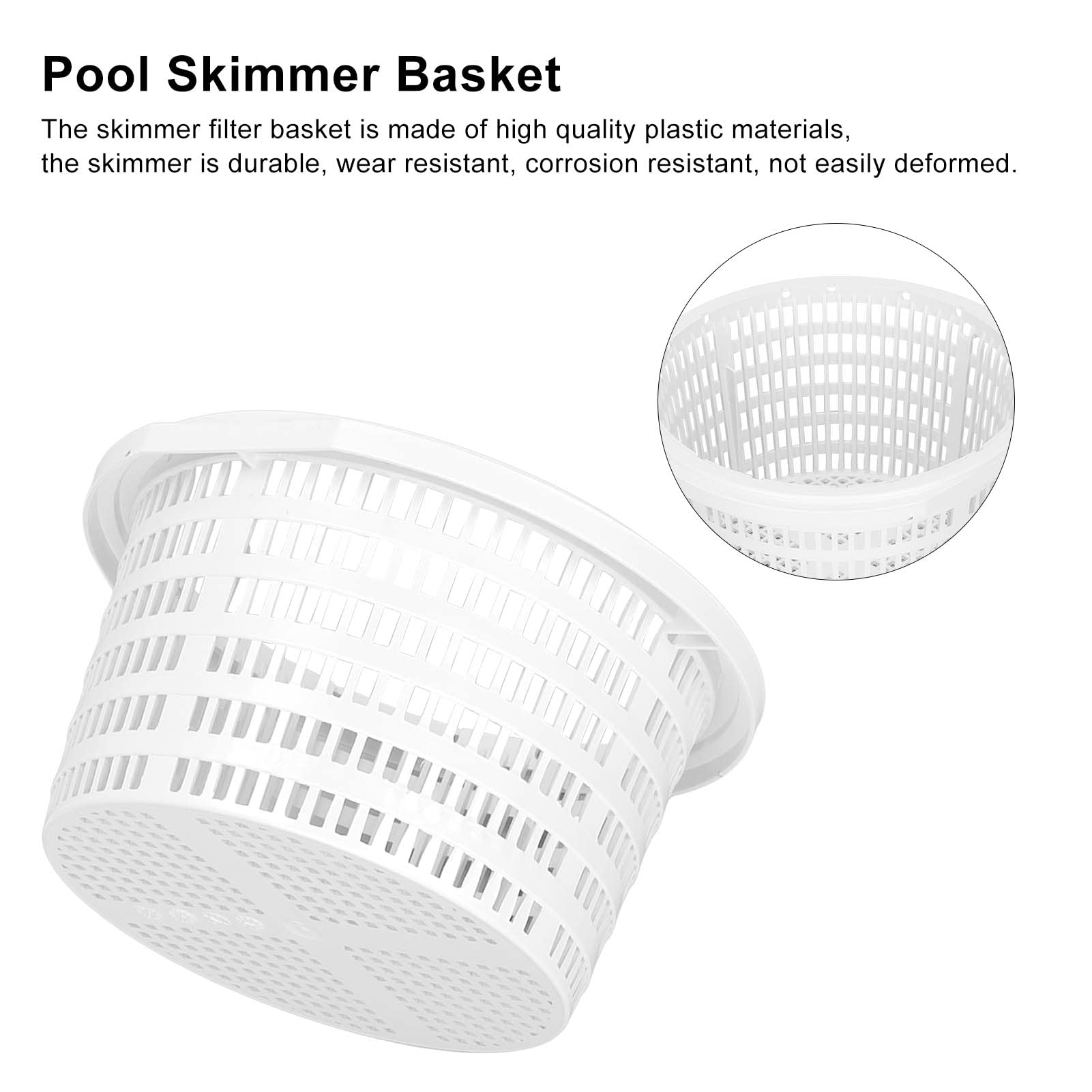 Accesorios de Piscina, Canasta de Escoria de la Piscina Skimmer de Piscina Skimmer de Piscina ​Repuesto para Piscina de Tierra (#2)