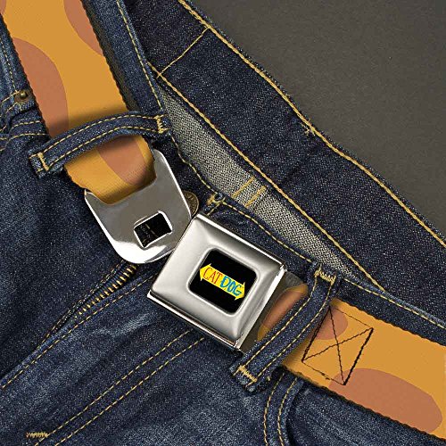 Buckle-Down Seatbelt Belt - CatDog Stretch/CATDOG Logo - 1.0" Wide - 20-36 Inches in Length2
