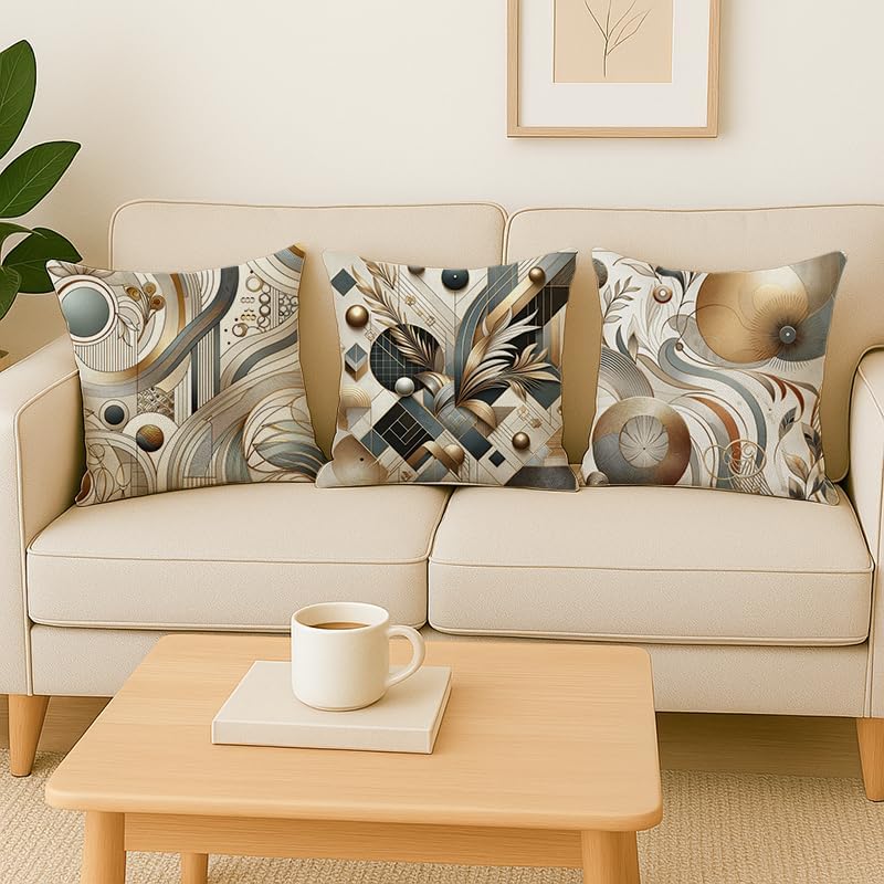 European-Style Luxury Floral Pillow Covers - Imitation Cotton Linen, Perfect for Sofa, Living Room, Bedroom, or Bay Window Decor.(24 * 24inch,OSQS-H)
