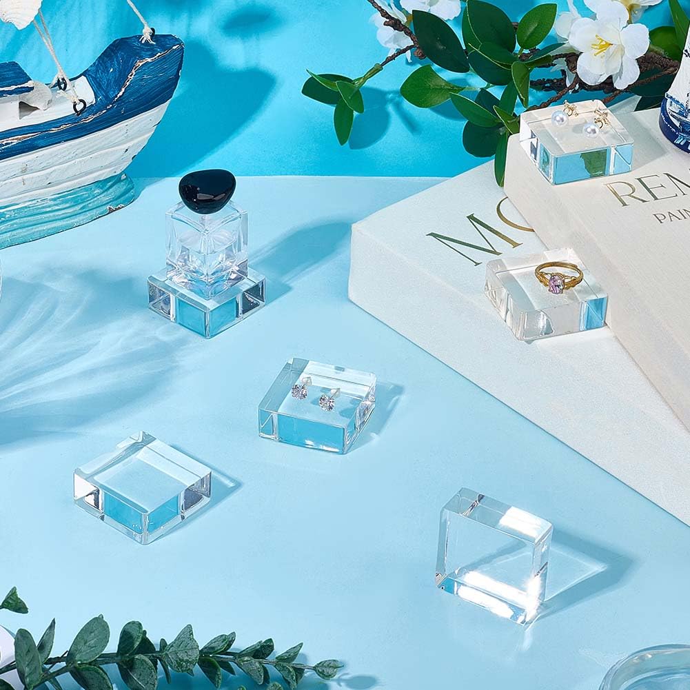 Amazon｜OLYCRAFT 6個 アクリルブロック 撮影用アクリルスタンド