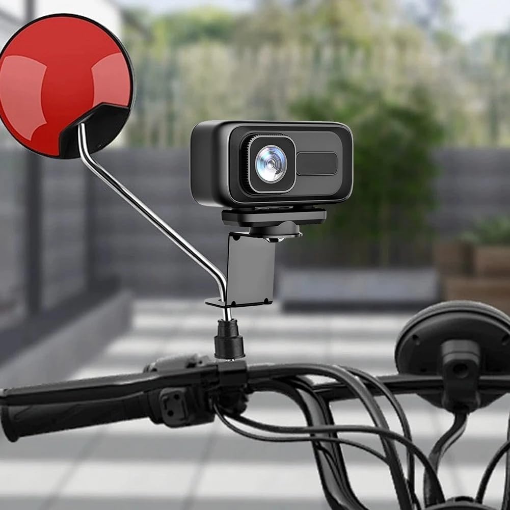 Enregistreur de Moto, Enregistreur de Cyclisme 2K 1080P Nocturne WiFi Étanche et Anti-Poussière Enregistreur de Cyclisme Caméra DVR pour Moto