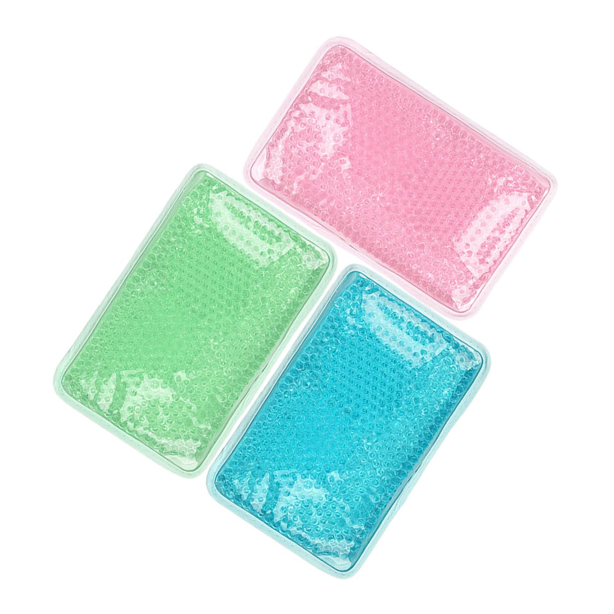 Beaupretty 3 pezzi Gel Ice Packs Riutilizzabili per Caldo e Freddo Cuscino Gel Morbido e Confortevole con Fascia Compressa Fredda e per Muscolare e Relax