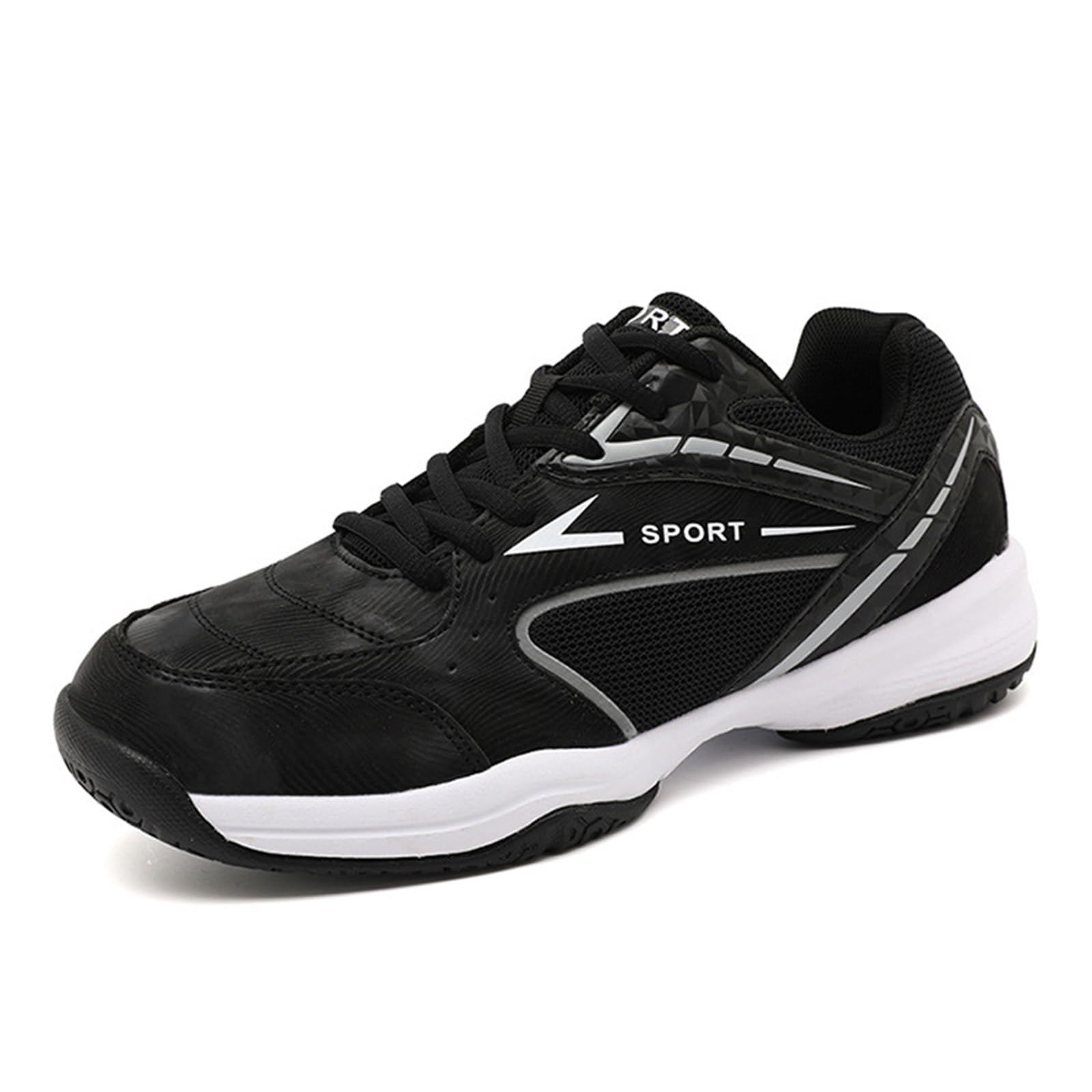 JiuQing Zapatillas de Pickleball Hombre Mujer Bádminton Tenis Squash Ligeras Cómodas Canchas Interiores Exteriores