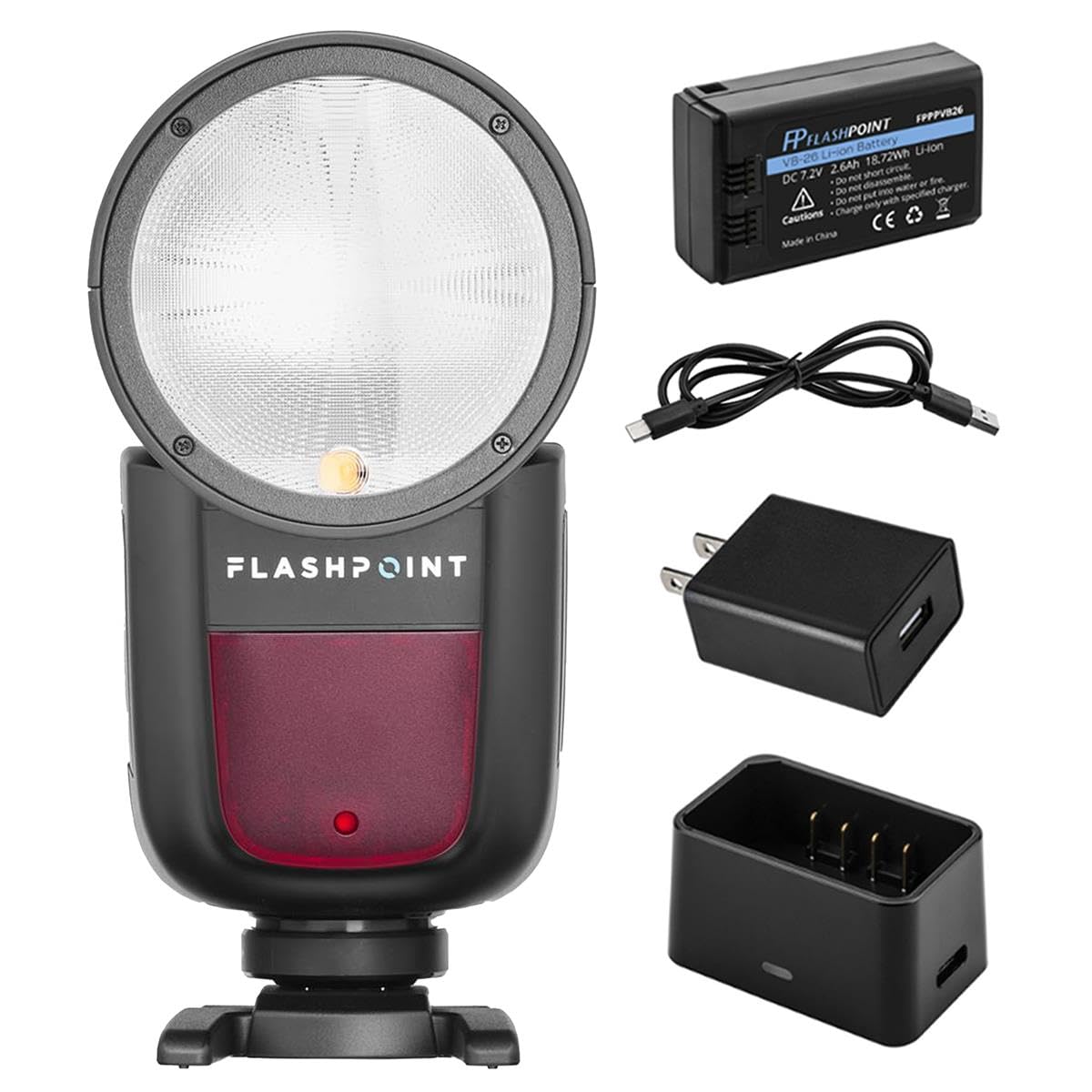 Flashpoint Zoom Li-on X R2 TTL Round Head On Camera Flash for Canon EOS ...
