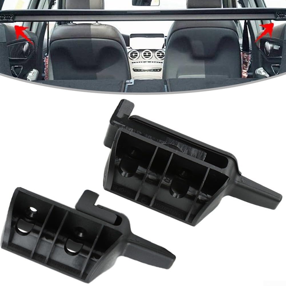 Clip per copertura del bagagliaio per Mercedes Classe B W246 e Classe GLC W243, staffe per tenda per vano bagagli progettate per adattarsi e funzionalità precise (sinistra + destra)