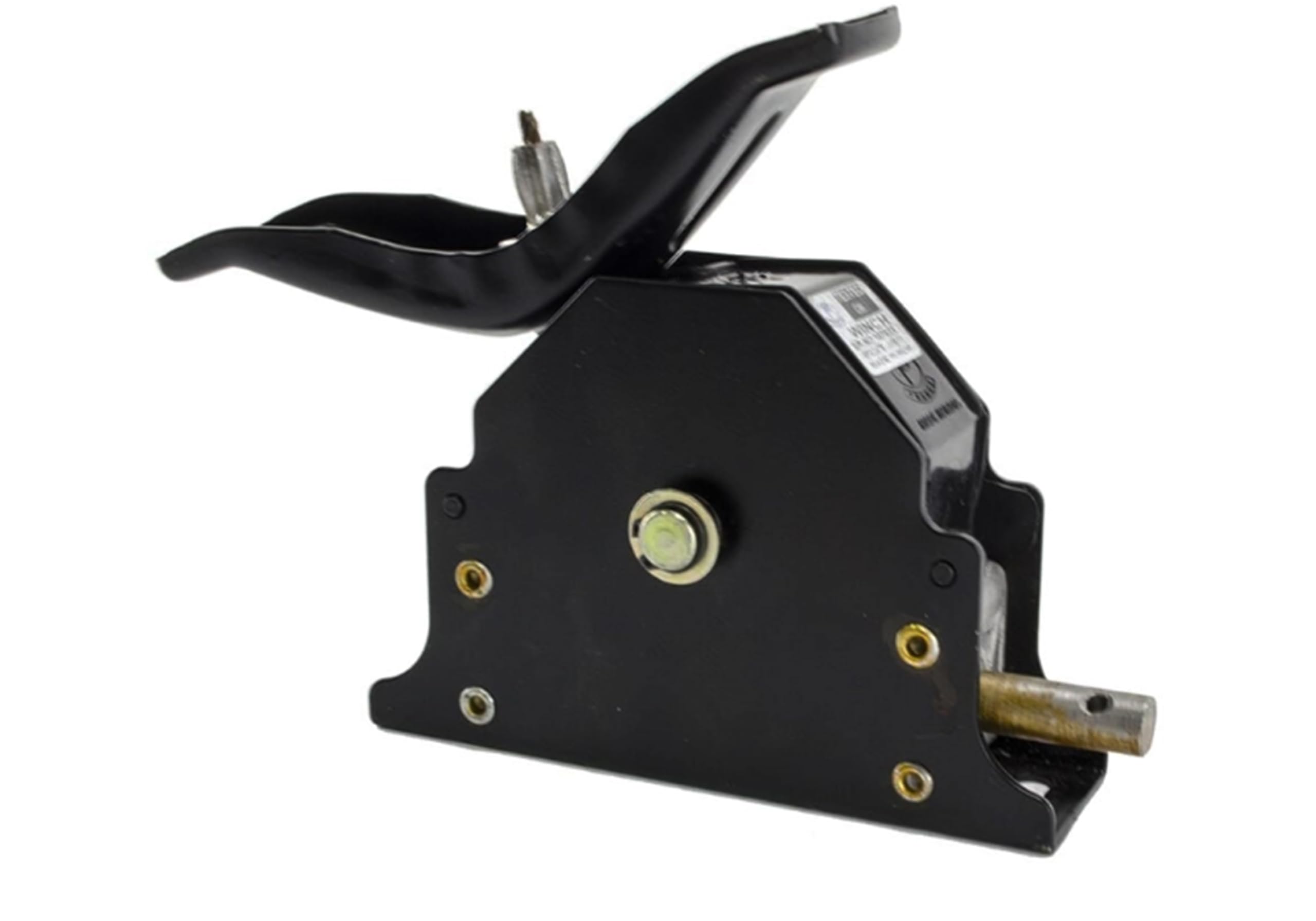 Guiyint RV Spare Tire Winch with Steel Cable - Compatible with Lippert Components 159056; Heavy-Duty; Corrosion-Resistant; Easy Installation (Black)