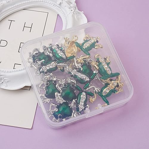 Miniatura 5 de KISSITTY Colgantes esmaltados lindos dijes para hacer pulseras, collares, aretes, joyería, manualidades