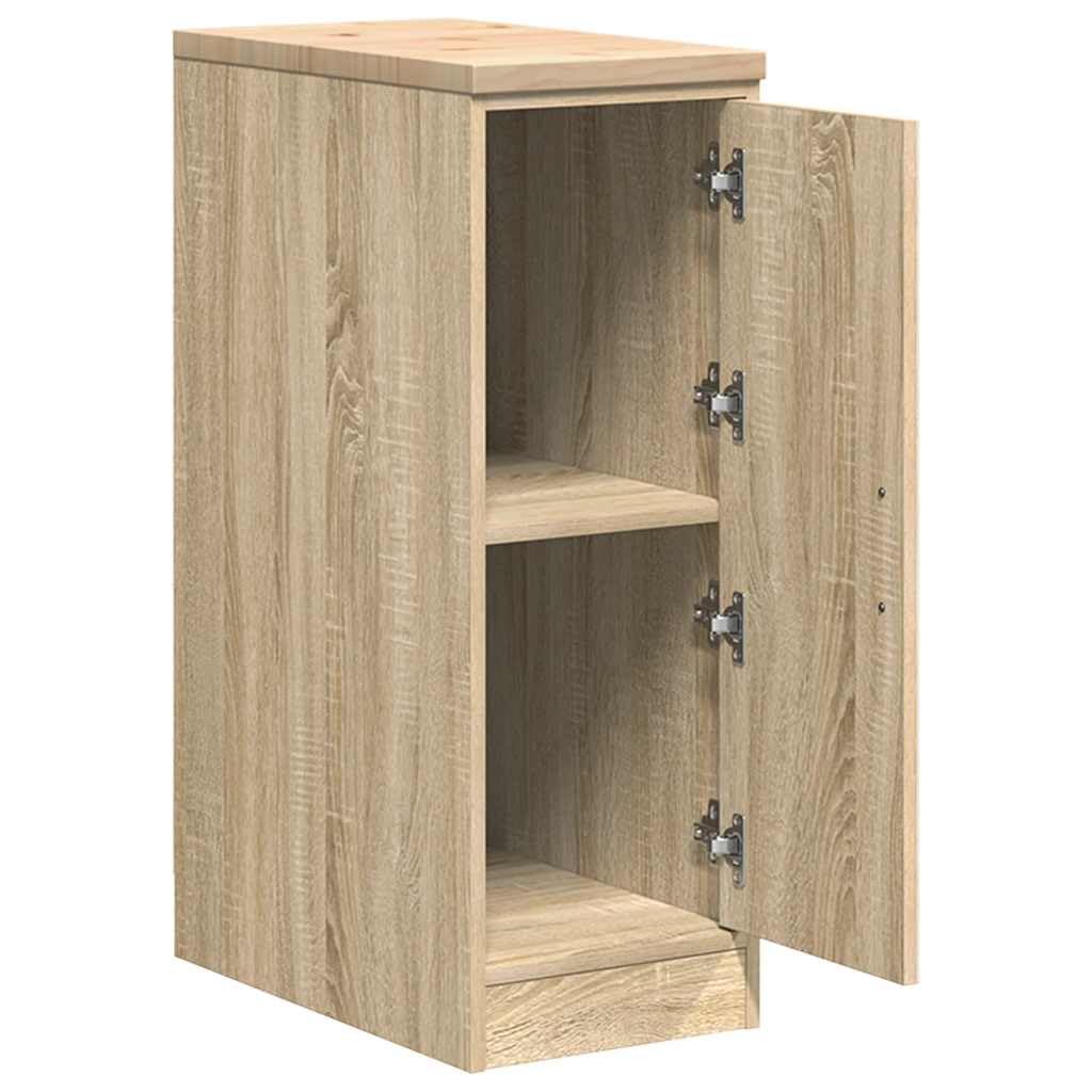 Garażowa szafka do przechowywania, dąb Sonoma, z blatem roboczym z litego drewna sosnowego, 2 półki, obciążenie 60 kg, do warsztatu, magazynu, biura i dla majsterkowiczów