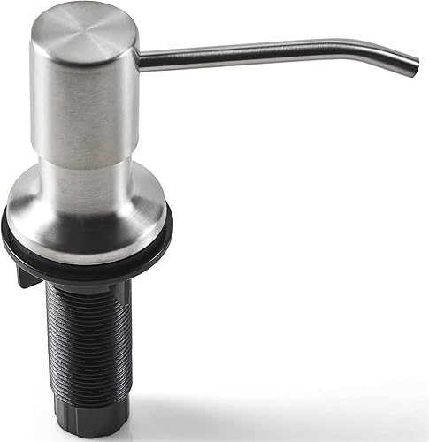 Dispensador de jabón para fregadero de cocina con recambio desde la parte superior dispensador líquidos de grado comercial diseño integrado con