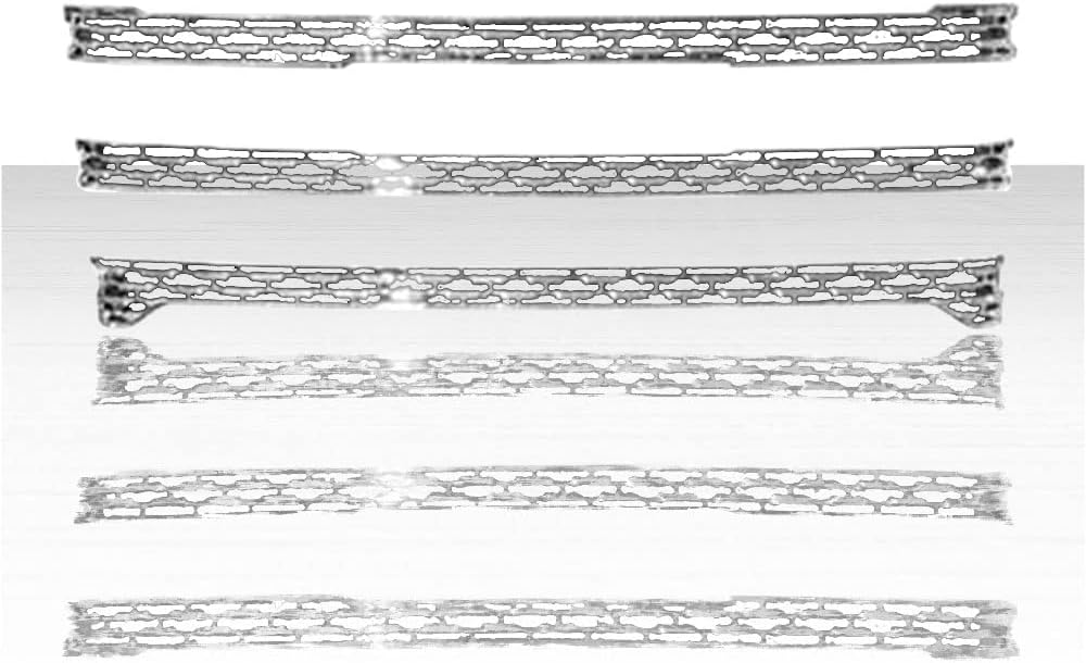 Auto Reflections 3pc Grille Insert for 2020-2021 GMC Sierra 2500/3500 HD SLT/AT4 - Chrome