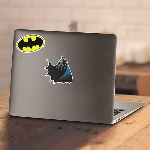 Miniatura 5 de Popfunk Sudadera clásica con capucha y calcomanías con logotipo clásico de Batman para padres y papás