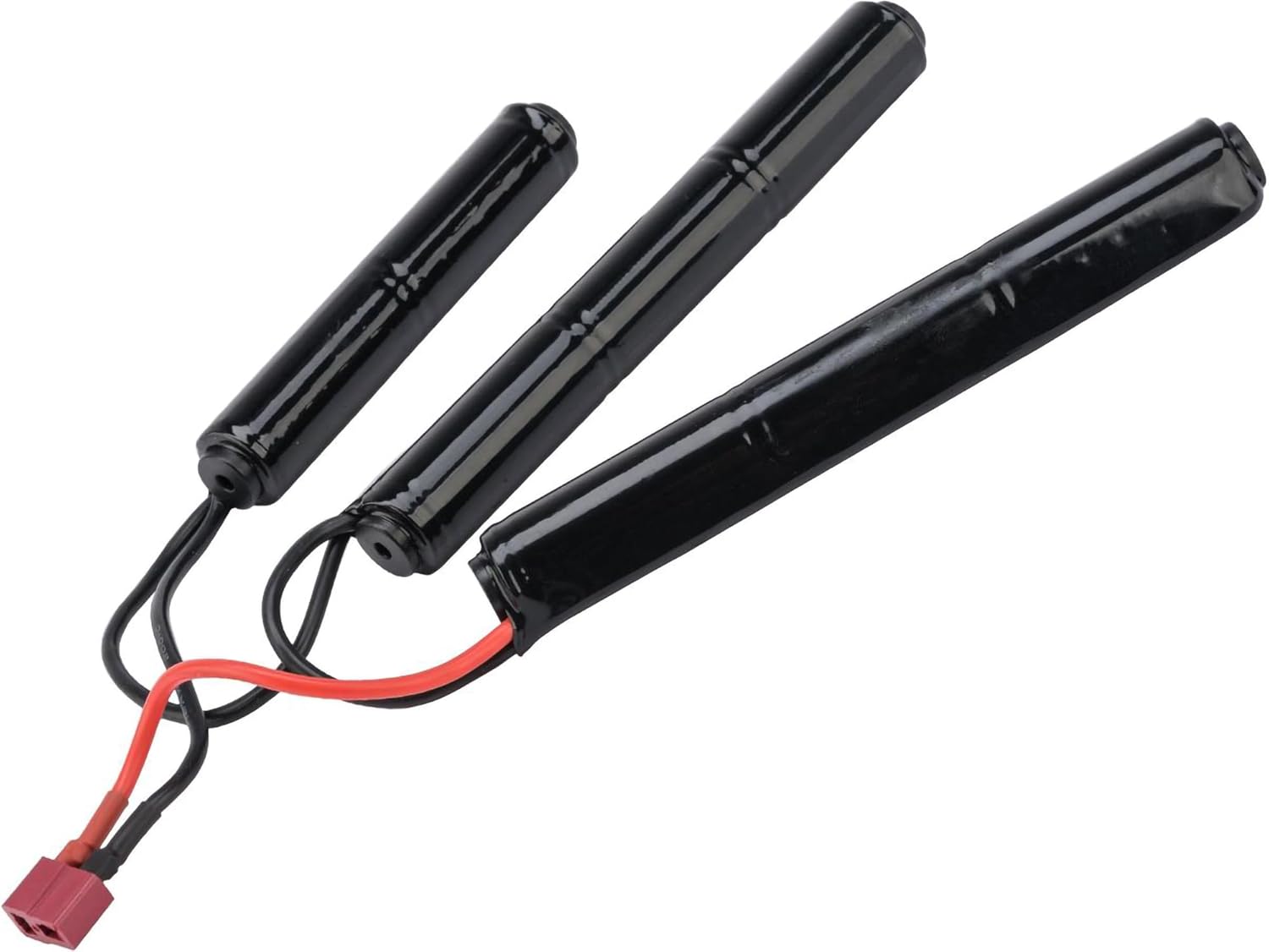 Evike Airsoft - Matrix High Output Custom Type Airsoft NiMH Battery (Configuration: 9.6V / 2300mAh / T-Plug/PTW CTW Crane Stock)
