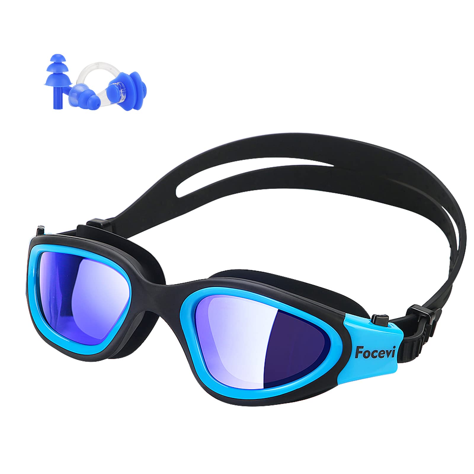 focevi goggles Big Frame Swimming for Men/Women Build Kit:Frameset Gears of War 3 Color-Blue adjustable buckle system are