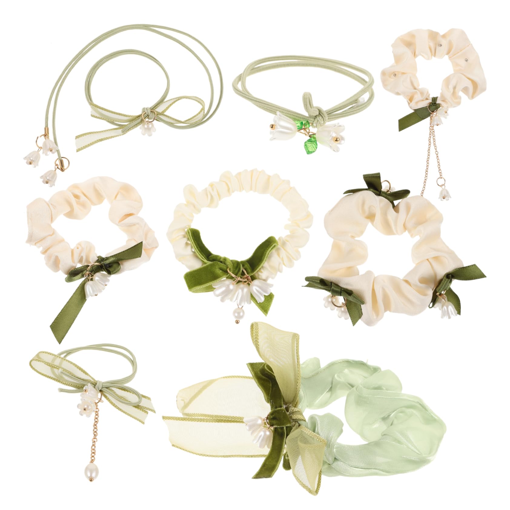 Beaupretty 40piezas De Pelo Scrunchies y Bandas Para Coleta Accesorios De Cabello Para Mujeres y