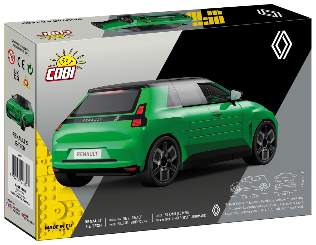 Renault 5 e-Tech (Green)