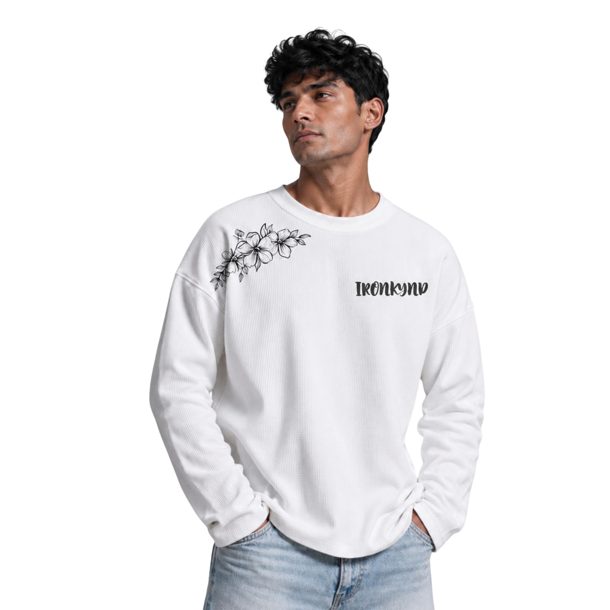 IronKynd Unisex Cotton Round Neck Full Sleeve Graphic T-Shirt-picture-18