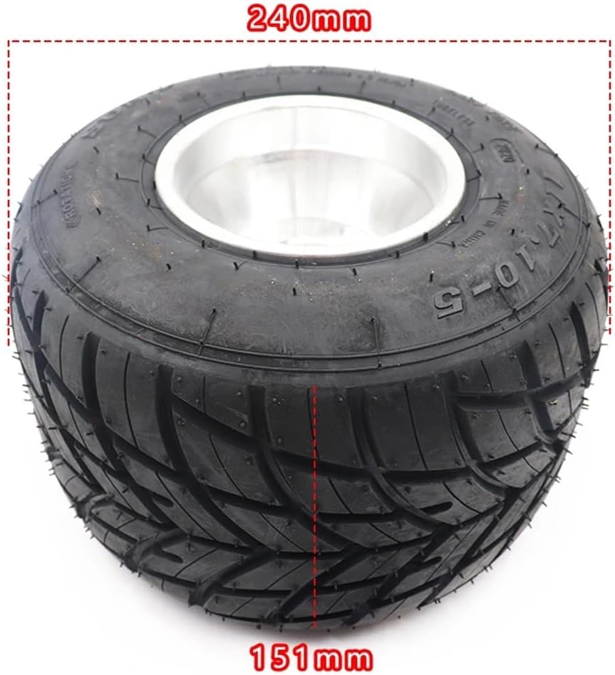 Field Kart Tires Front 10x4.50-5 And Rear 11x7.10-5 Inch Rain Tire Vacuum Are Fit For Drift Accessories(11X7.10-5 wheel)
