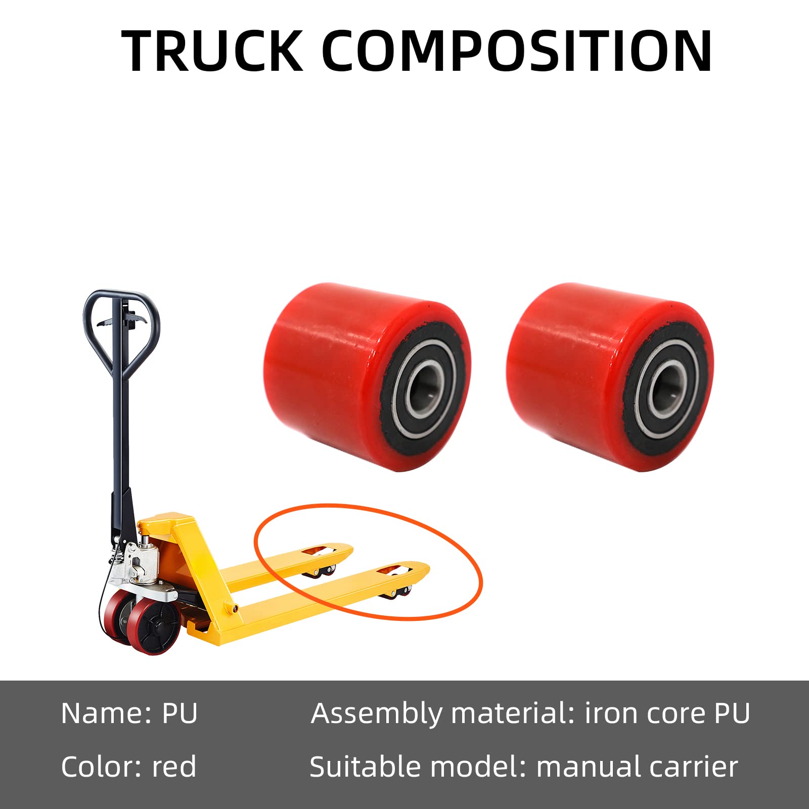 Xilin Pallet Truck PU Load Wheel 3