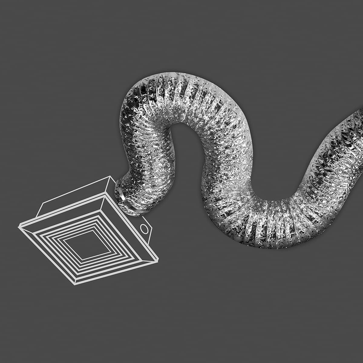 Dundas Jafine AF425ULPZW Flexible Aluminum Foil Duct